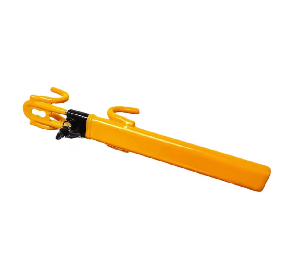 Heavy-Duty Twin Bar Anti-Theft Steering Wheel Lock contracted